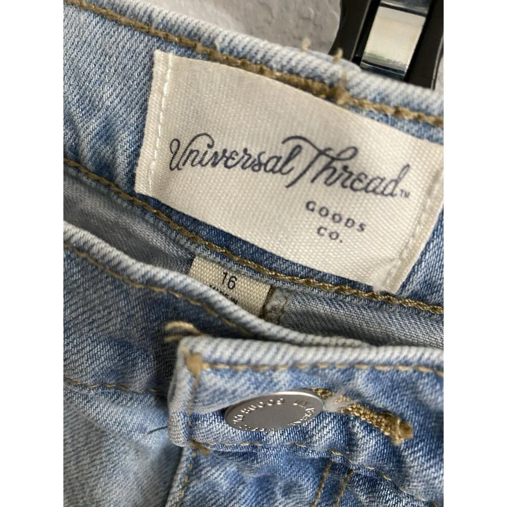 Universal Threads Women’s Long Denim Maxi Skirt 16 Light Blue Jean G46